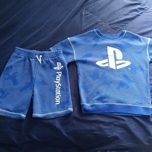 PlayStation Blue Kids' 2piece Outfit Size 7